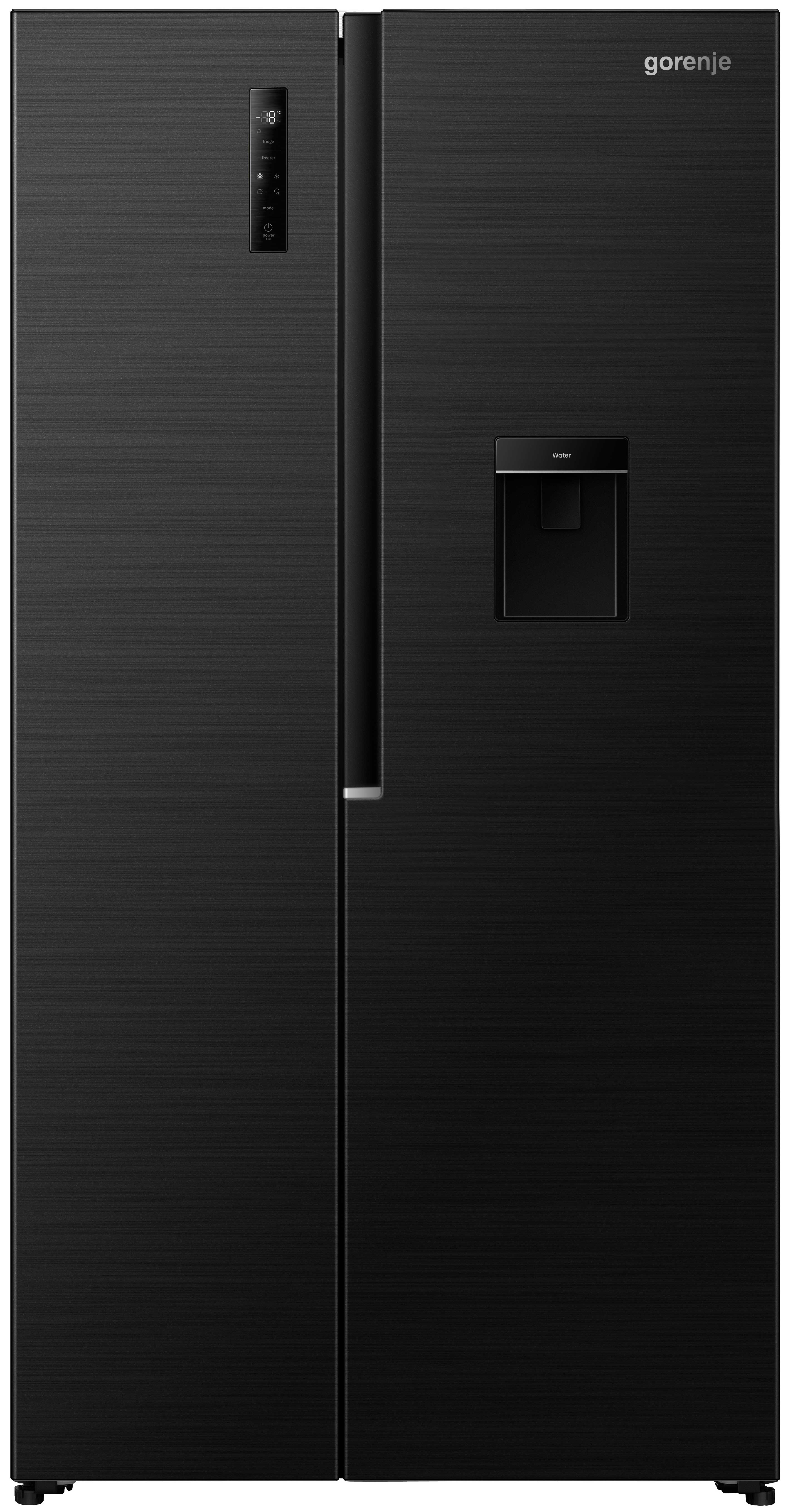 Gorenje NRS917E41BXWD No Frost 191cm Czarna Dystrybutor Wody 541L