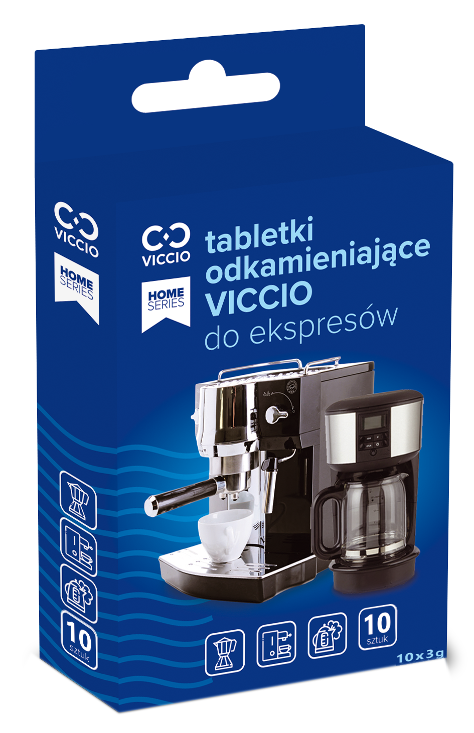 VICCIO Tabletki odkamieniające do ekspresów 10 szt.