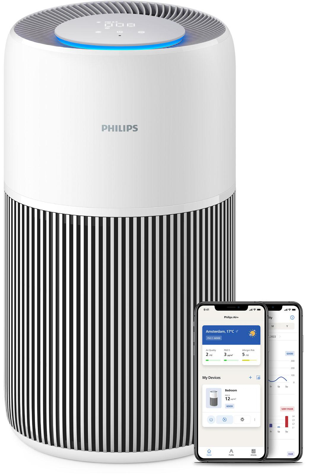 Philips AC2220/10 Cichy oczyszczacz powietrza, biały