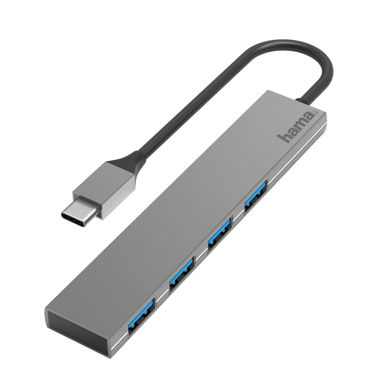 Hama HUB HAMA PREMIUM USB-C 1:4X USB-A 3.2 GEN1 #