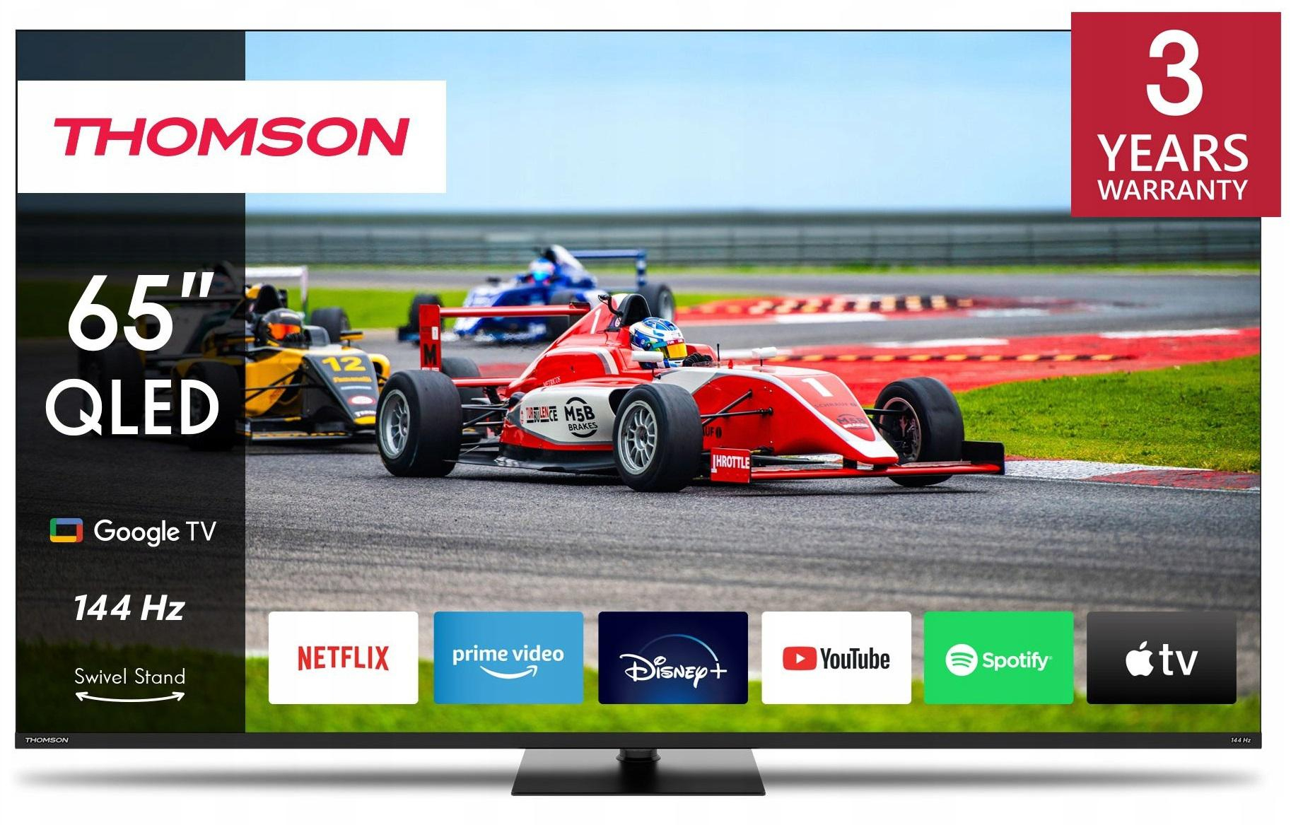 Thomson 65QG7C14 65" QLED 144HZ Google Tv Dolby Vision Dolb