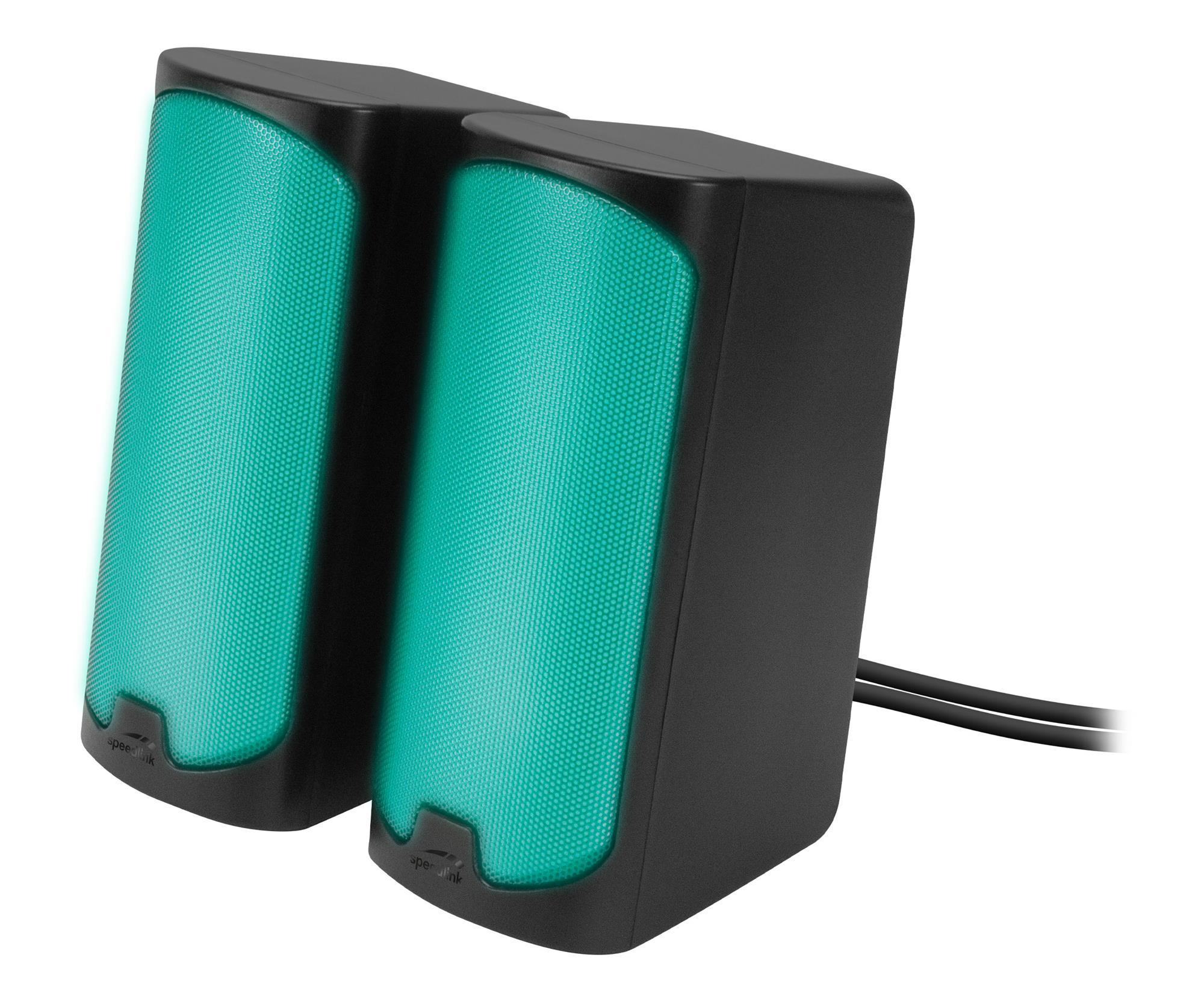 SpeedLink TONOS RGB Gaming Stereo Speaker, black