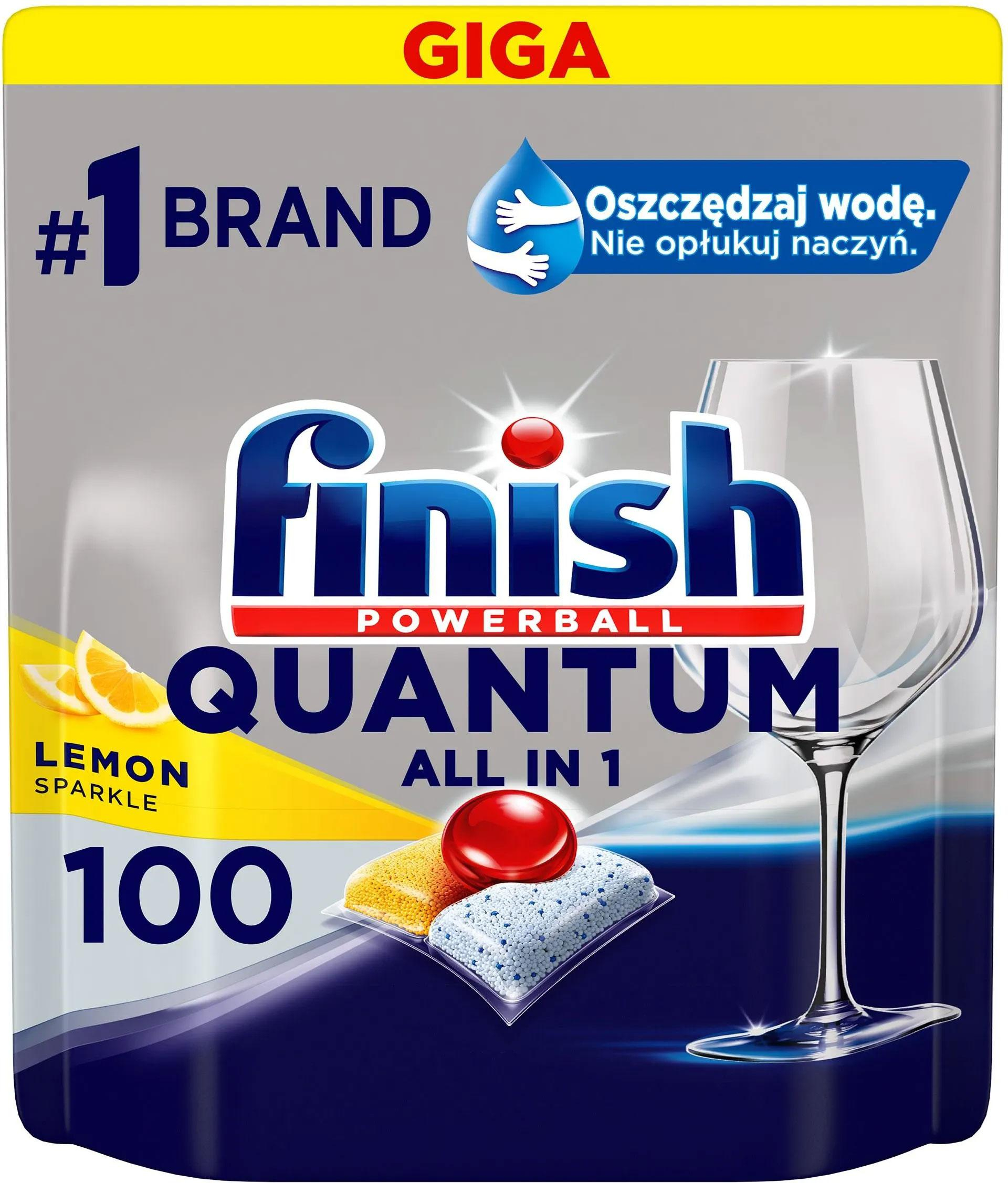 Finish FINISH 100szt quantum All in One Lemon Tabletki do zmywarki