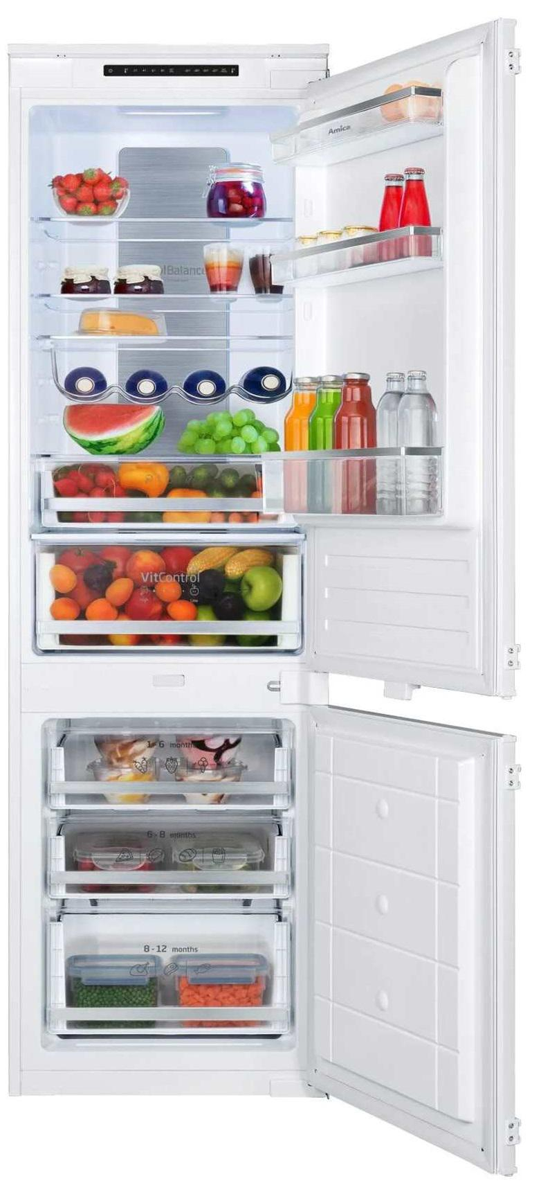 Amica BK3055.6 NFM(E) No Frost 176,9cm 41dB Zawiasy Ślizgowe 244L