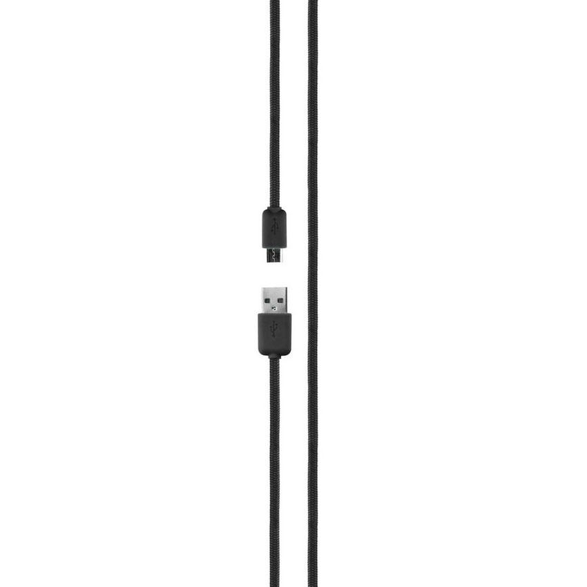 Xqisit KABEL USB-microUSB XQISIT 1.8m czarny w oplocie #