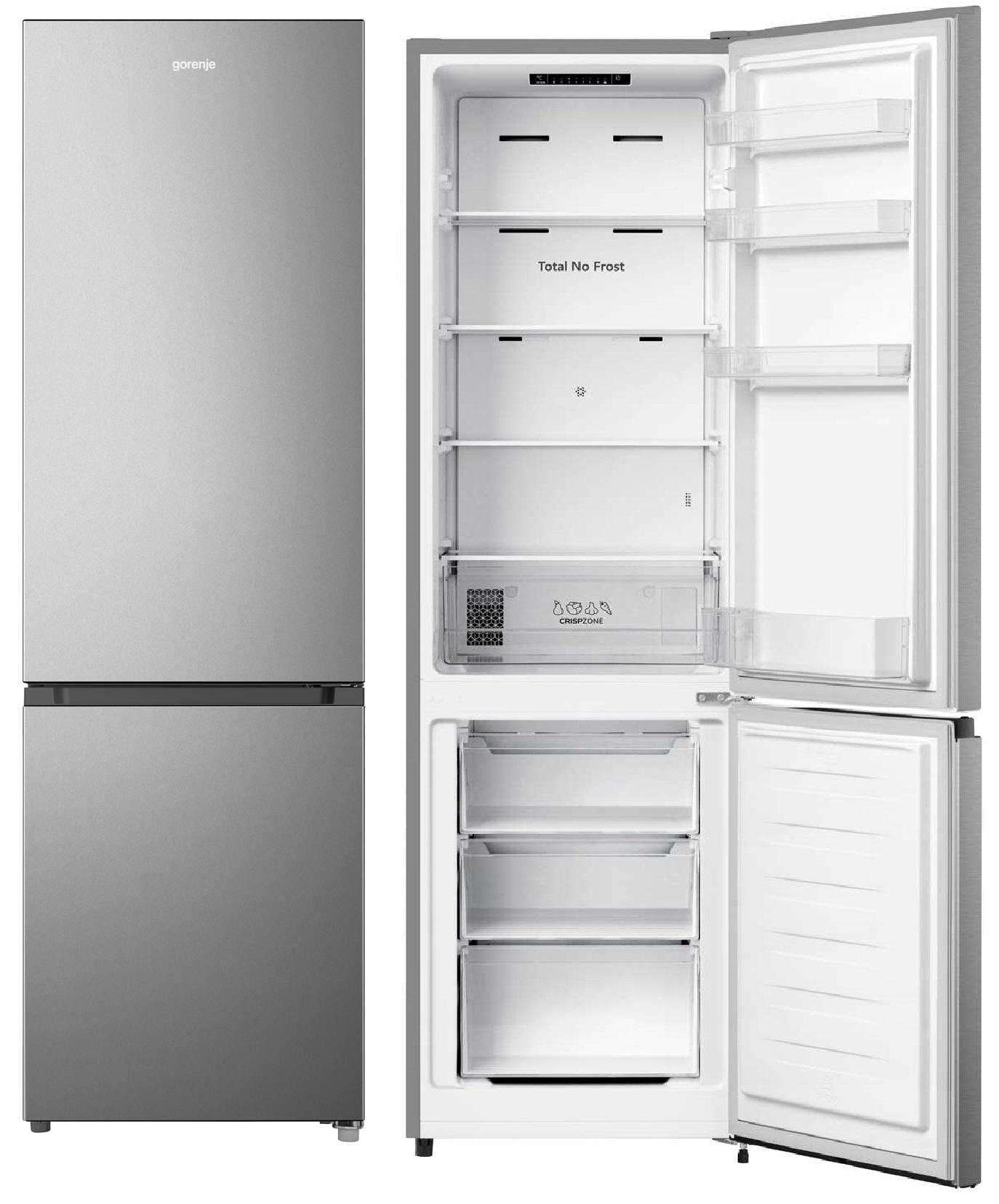 Gorenje NRK418EES4 No Frost 179,7cm Srebrna Slim55cm KitchenFit 255L