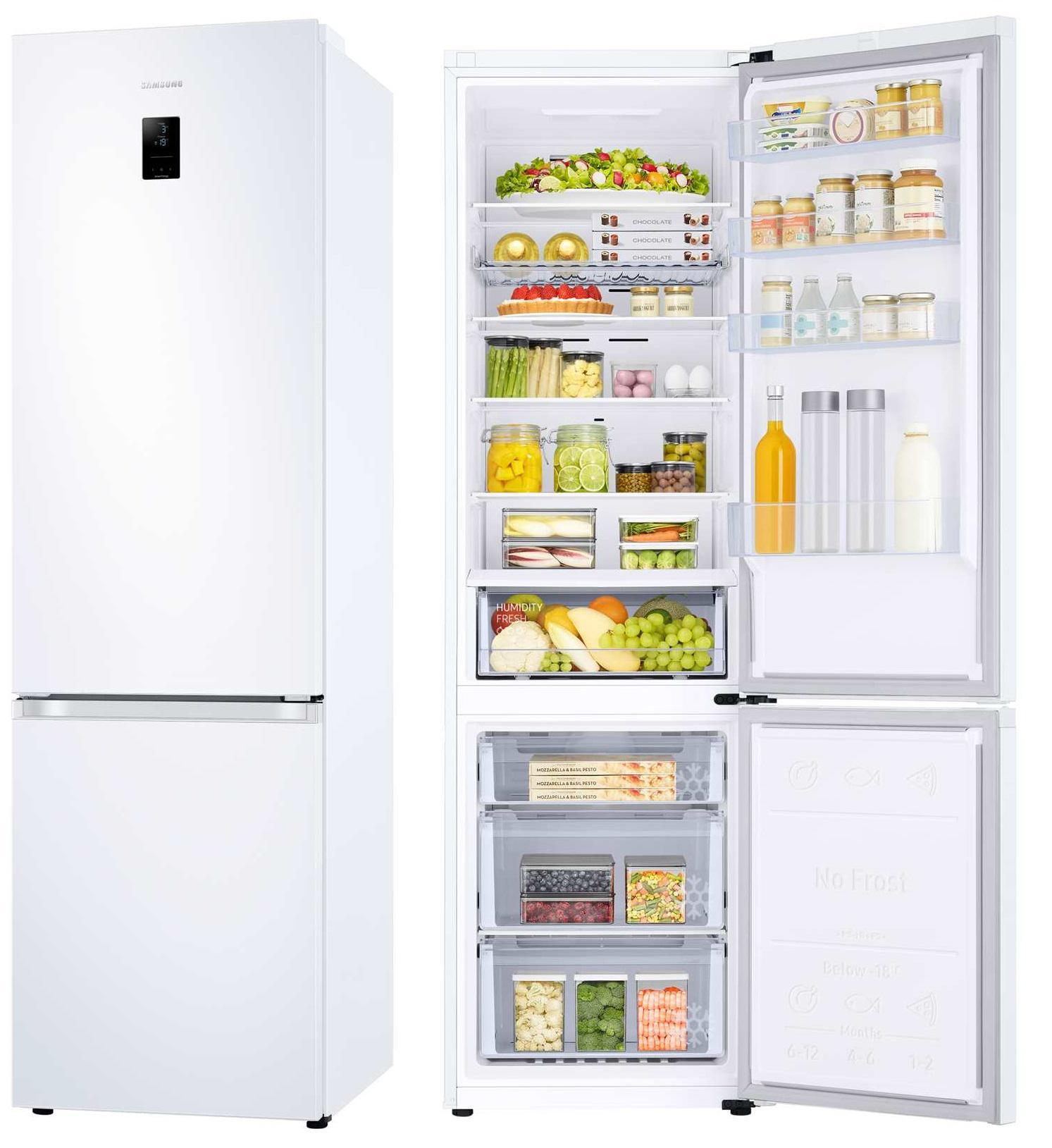 Samsung RB38C672CWW EF No Frost 203cm Biała AI 390L