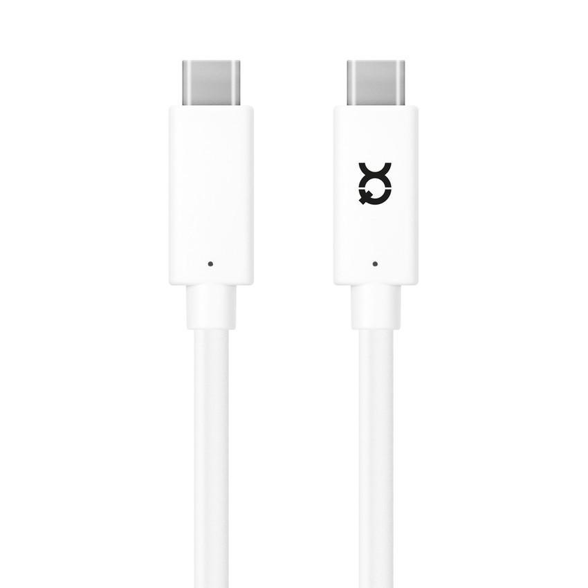 Xqisit KABEL USB -C- USB-C XQISIT 1M biały #