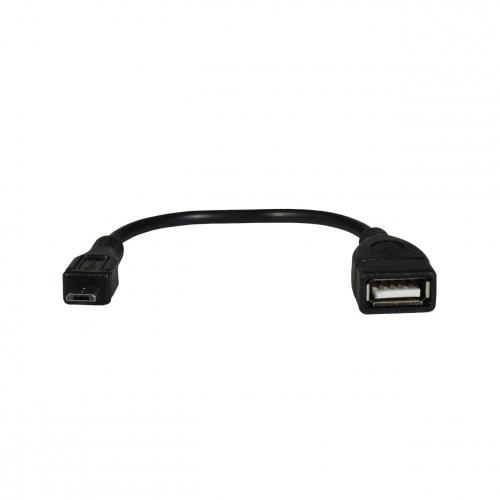 ART OTG USB - microUSB czarny