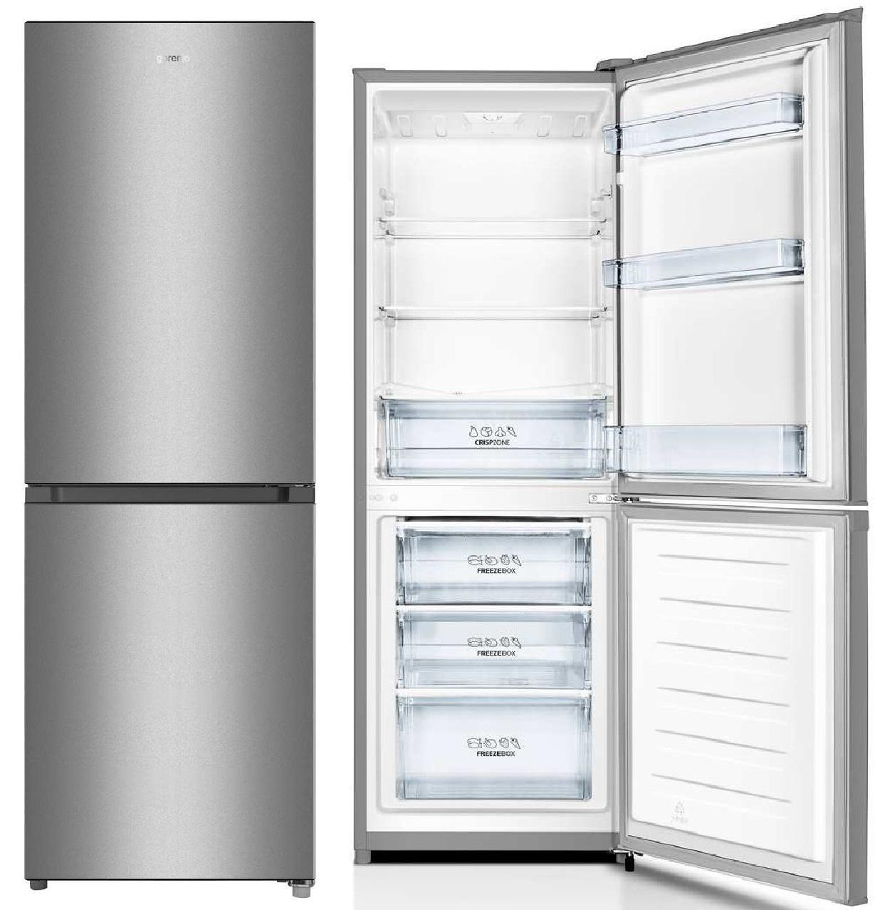 Lodówka GORENJE RK416EPS4 161,3 cm | FreshZone | LED | pojemność 264 l | inox