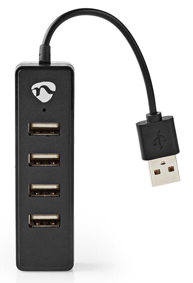 NEDIS HUB NEDIS 2.0 4 PORT Czarny #
