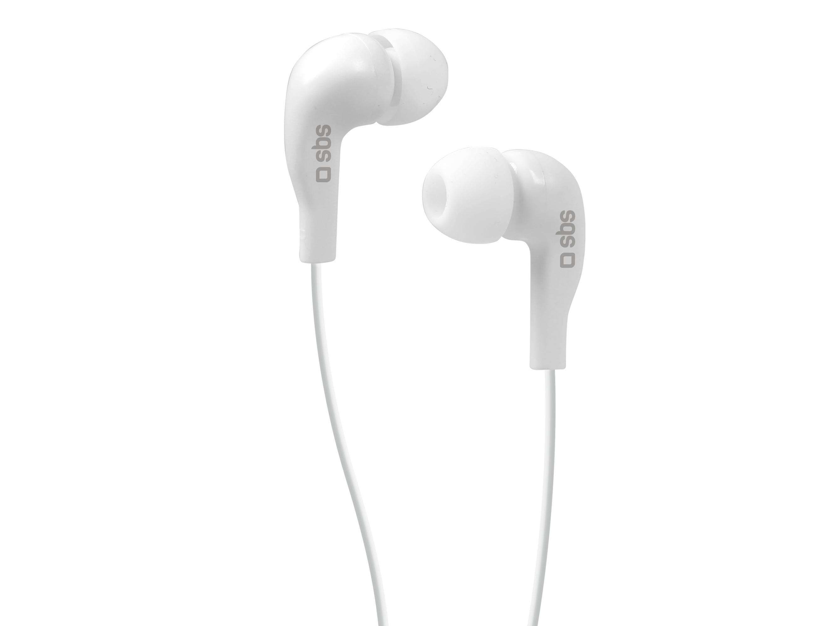 SBS SŁUCHAWKI DOUSZNE SBS Earset Studio Mix Białe #