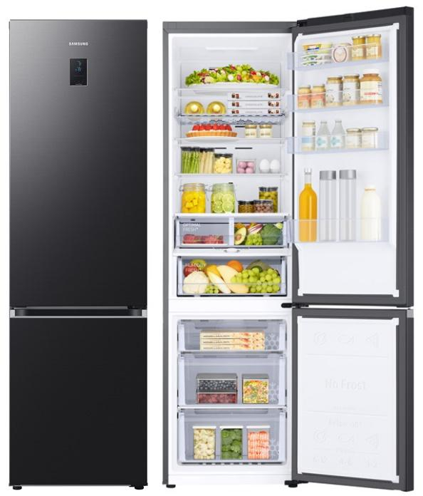 Samsung RB38C675EB1 EF No Frost 203cm Czarna Komora Zero AI 390L