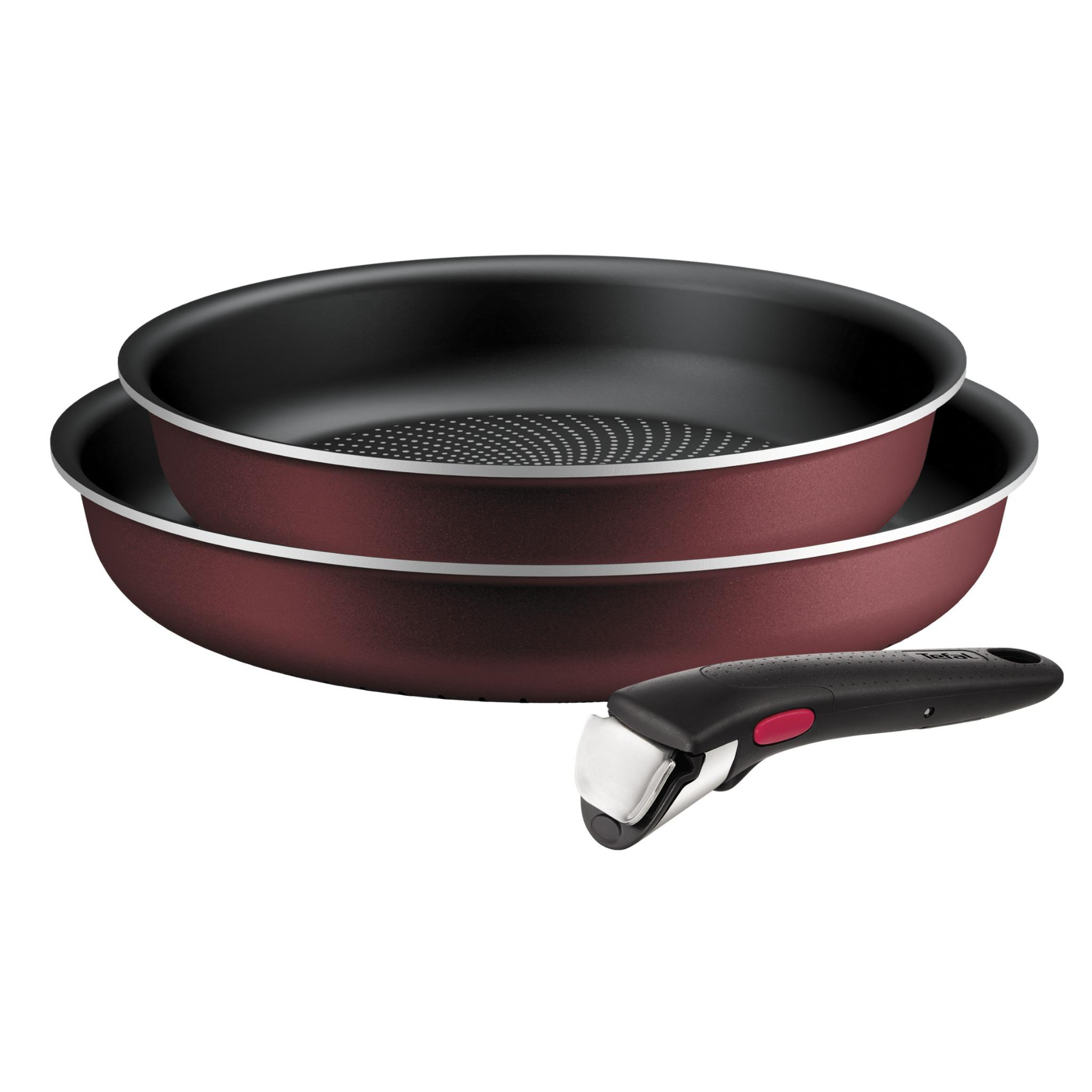 Tefal ZESTAW INGENIO 3 ELEMENTY (PATELNIA 24CM/28CM+RĄCZKA) SIMPLY