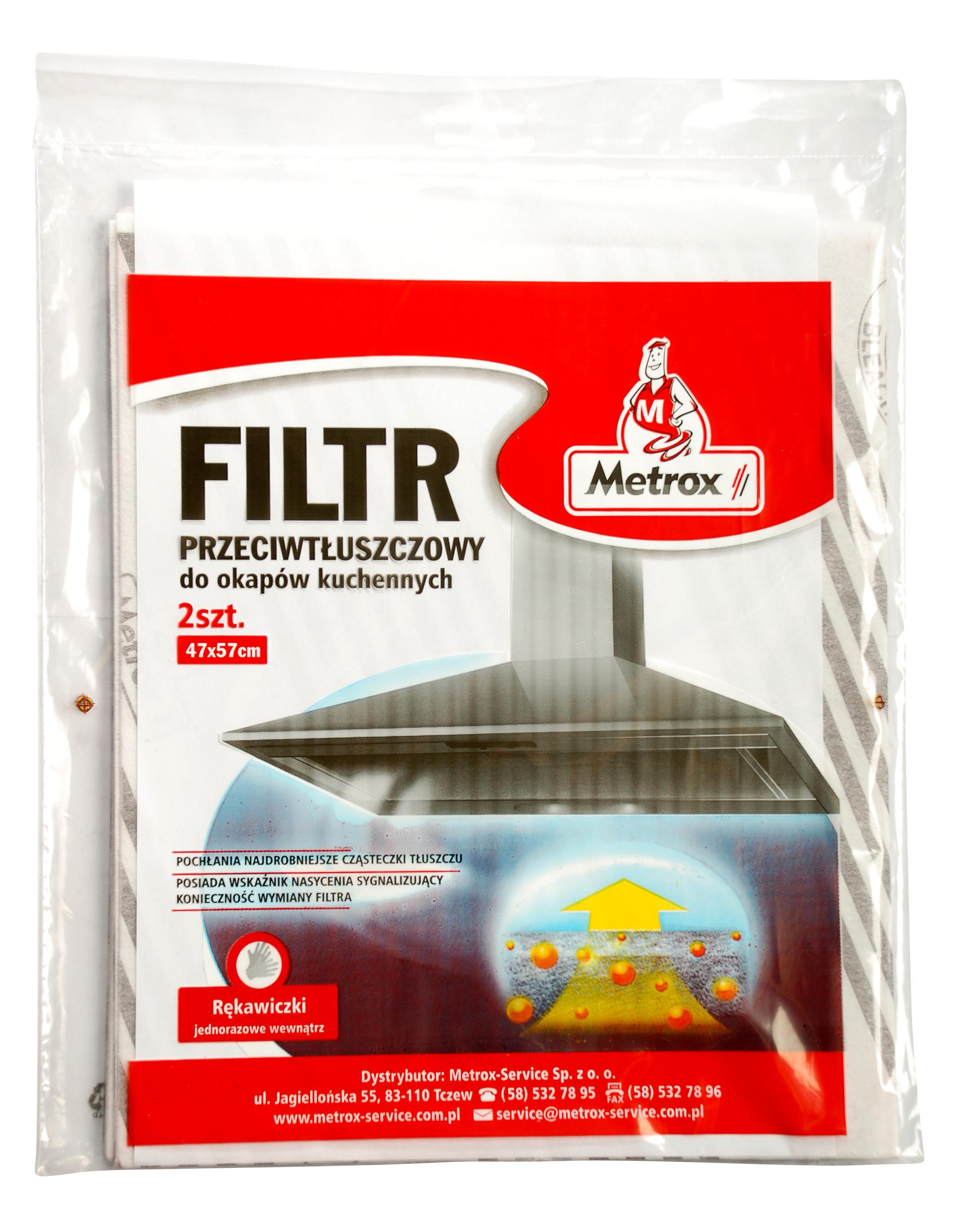METROX Filtr p.tłuszczowy do okapów