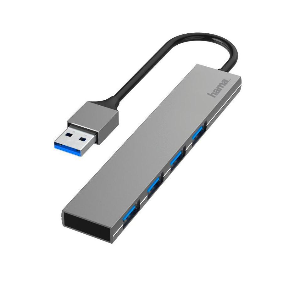 Hama HUB HAMA PREMIUM USB 3.0 4xUSB-A, ULTRA SLIM #