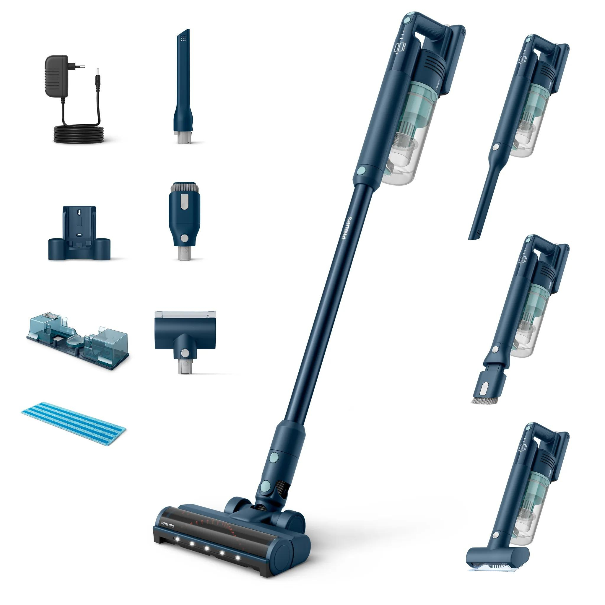 Philips XC5141/01 Odkurzacz pionowy kompletny, kolor szałwiowy