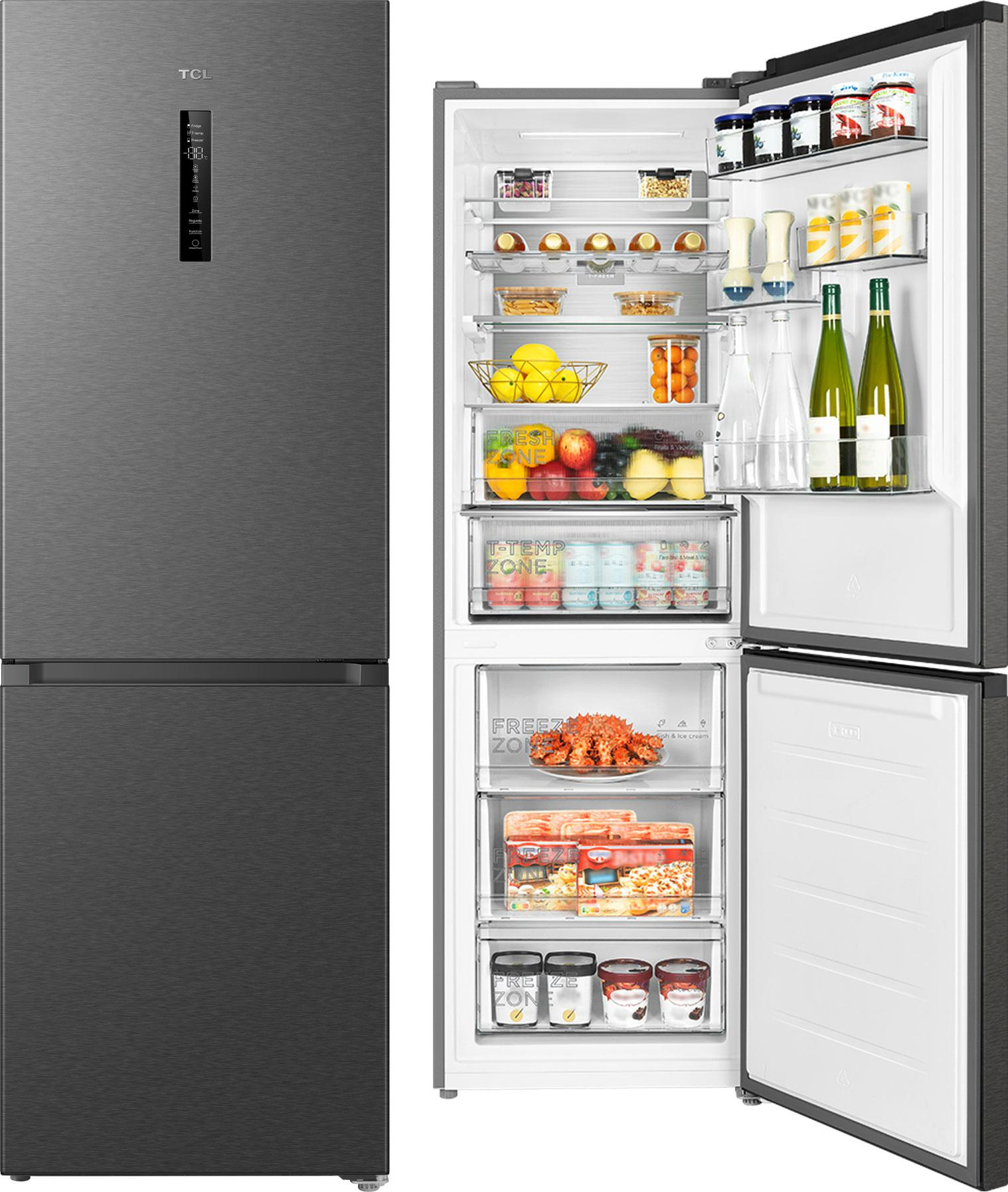 TCL RC340BXC0EU No Frost 185cm Srebrna Do Obudowy 340L