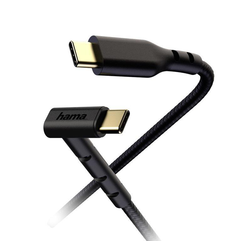 Hama USB-C - USB-C STAND 1,5m czarny