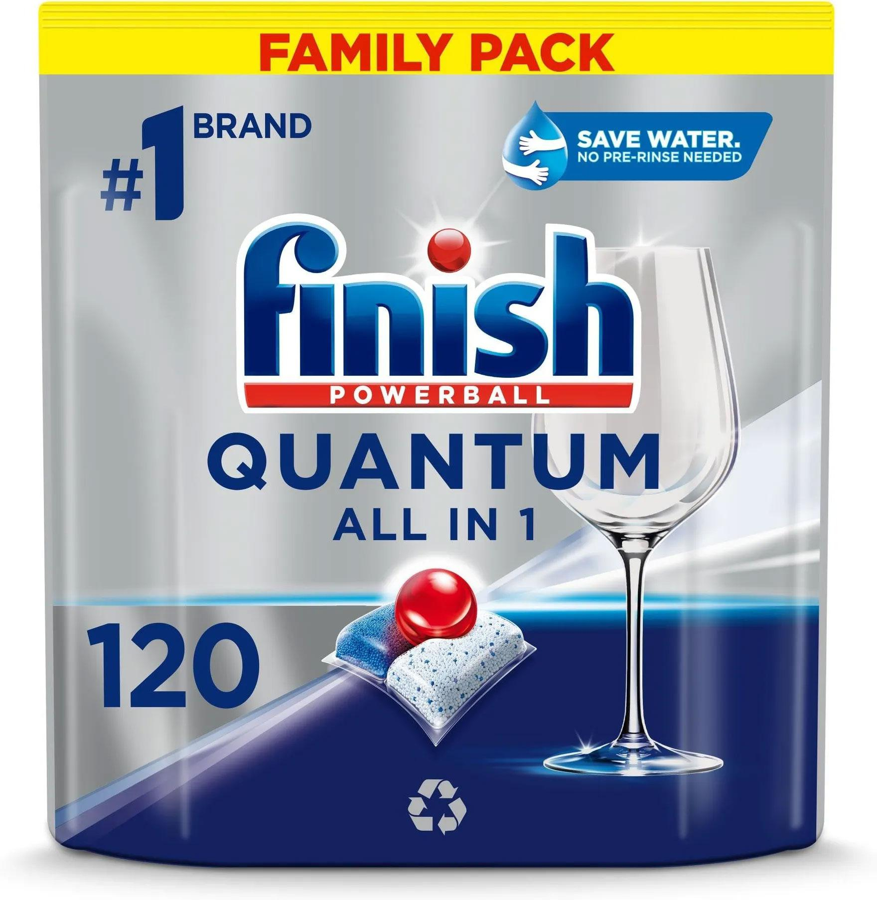 Finish FINISH 120szt Quantum All-in-1 Regular Kapsułki do zmywarki