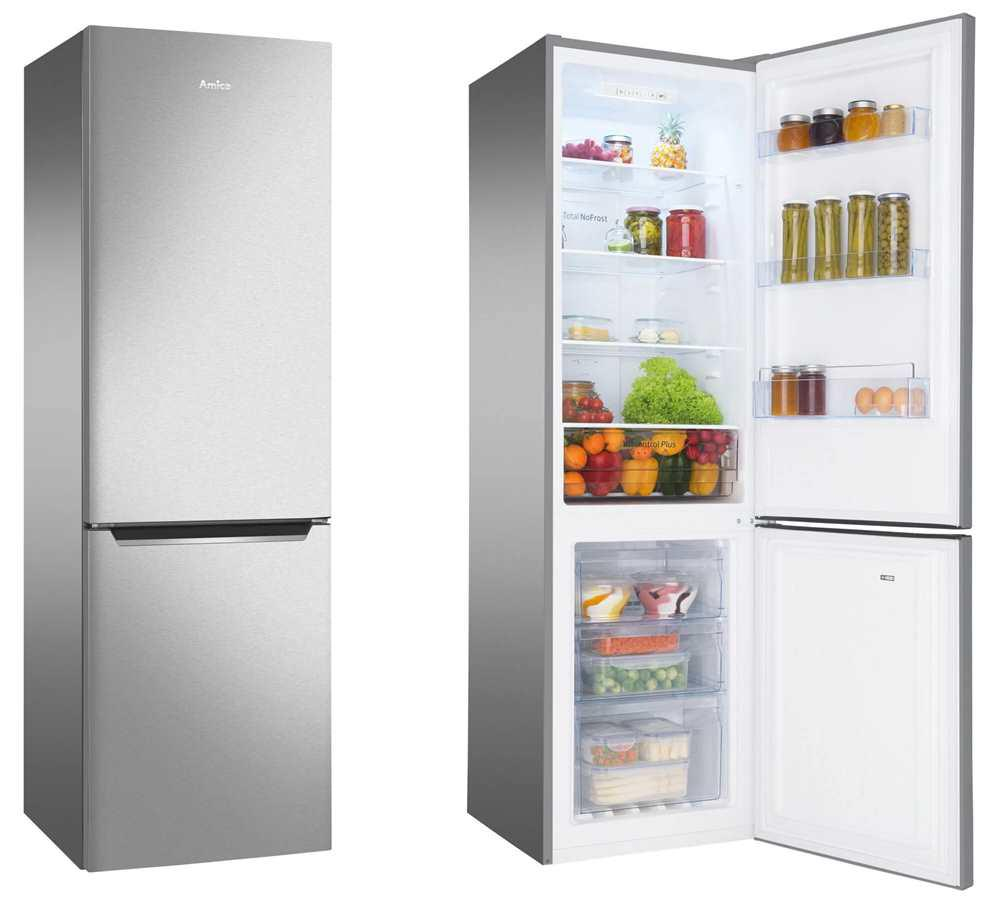 Amica FK2995.2FTX(E) No Frost 181cm Srebrna SlimSize 250L