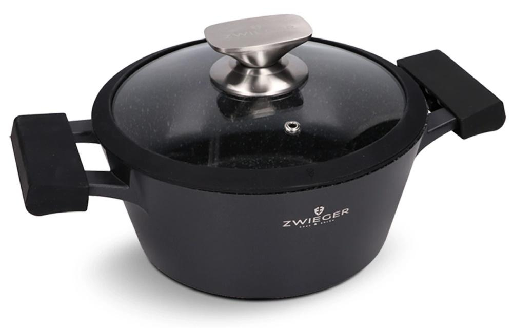 Zwieger BLACK STONE Garnek z pokrywką 24 cm