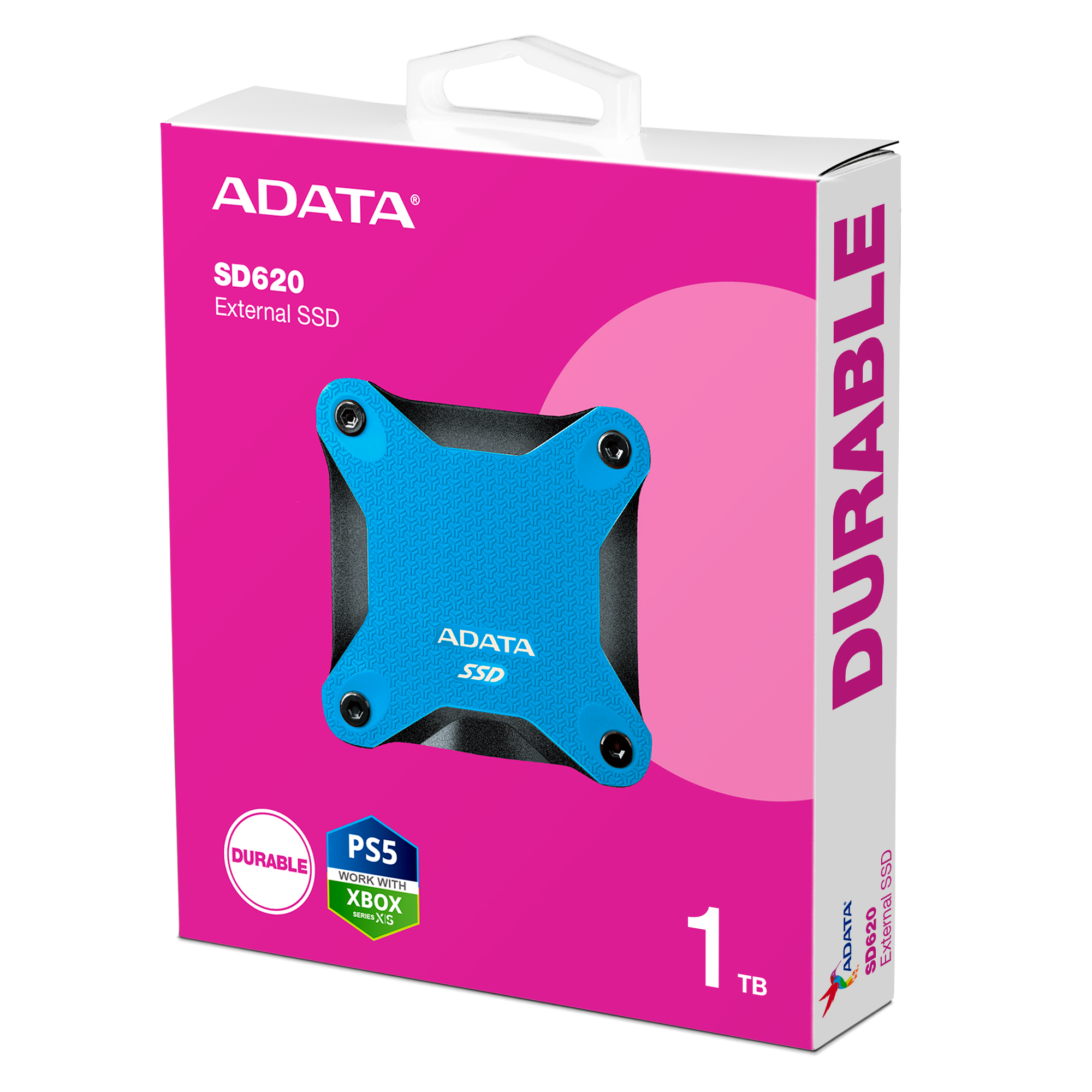 ADATA SSD External SD620 1TB U3.2A Gen2 520/460 MB/s Niebieski