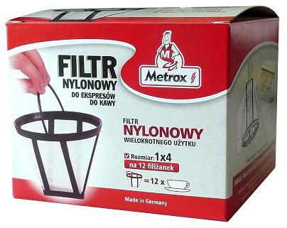 METROX Filtr do kawy stały 1x4 Nylon