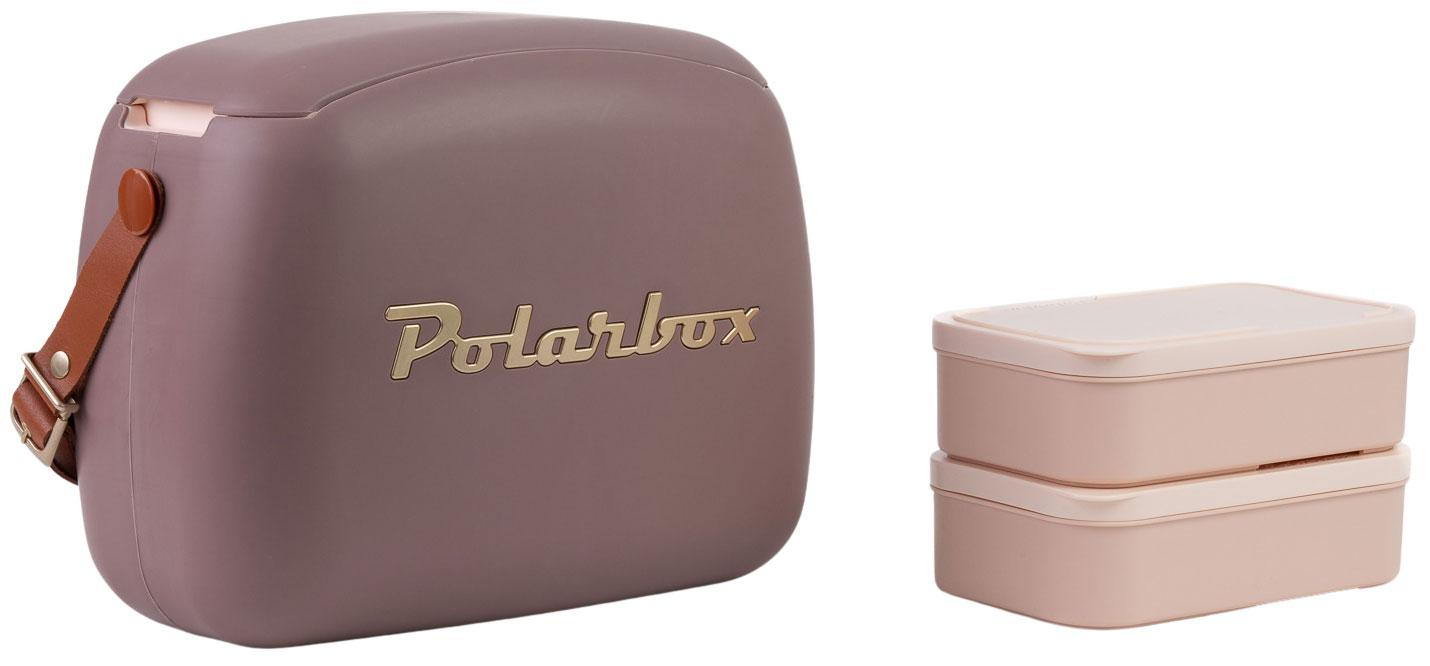 POLARBOX Lodówka turystyczna Polarbox Mauve - Gold 6L