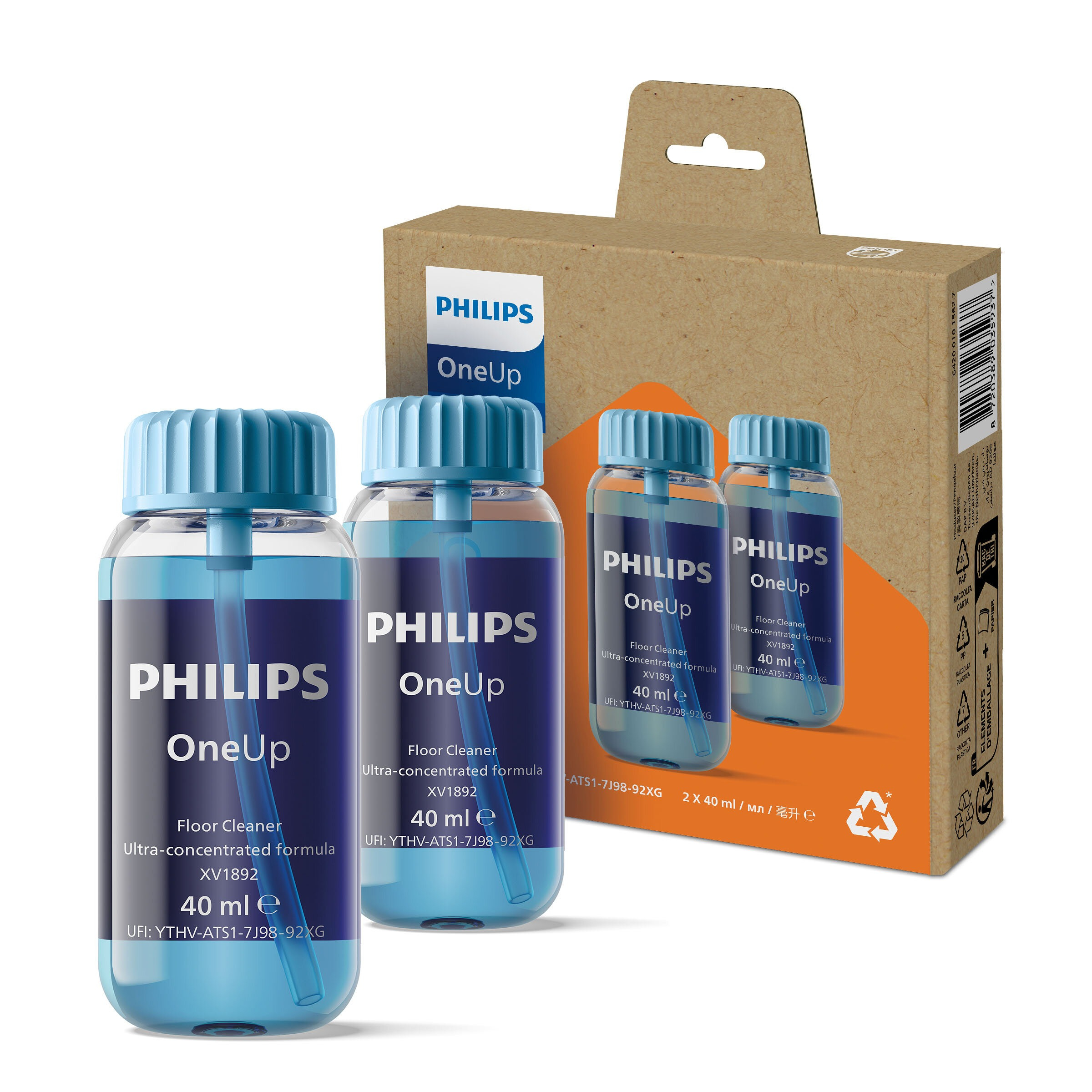 Philips ONEUP FLOOR CLEANER • 2-PACK