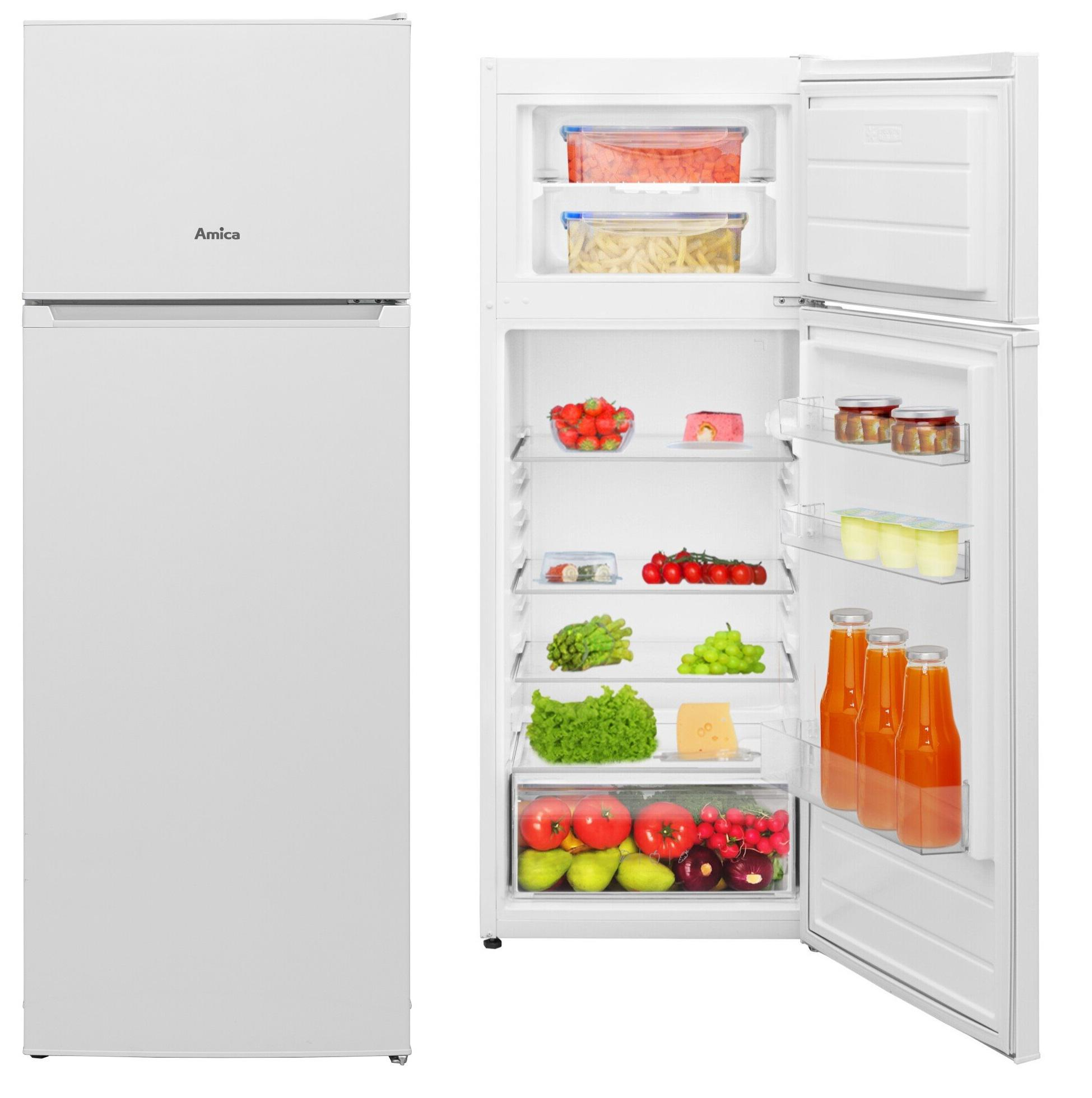 Amica FD2355.4(E) 145cm Biała SlimSize Górny Zamrażalnik 211L