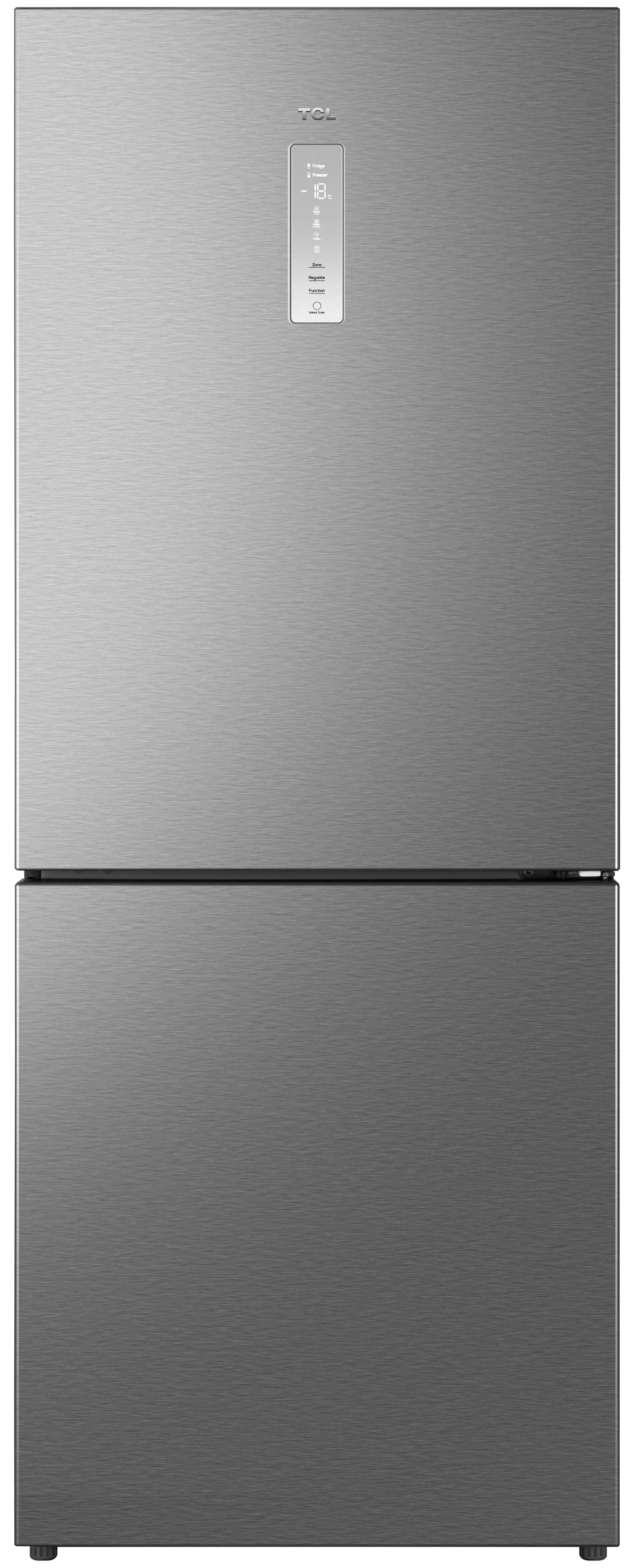 TCL RP417BXE0 No Frost 185cm Srebrna 70cm Szerokości 417L