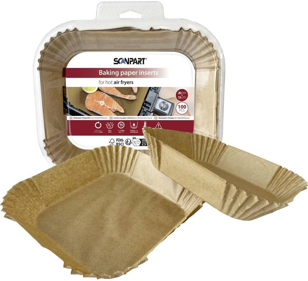 Scanpart Papier do air frayer 155x205 100 szt.