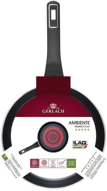 Gerlach GERLACH Ambiente Thermocoat Patelnia aluminiowa 24cm