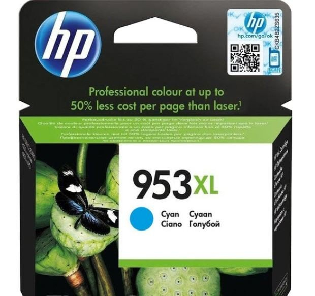 HP 953XL cyan do 1600str. Instant Ink