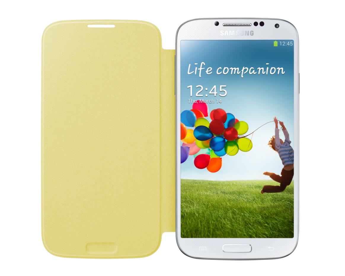 Samsung Flip Case do Galaxy S4 I9505 żółte