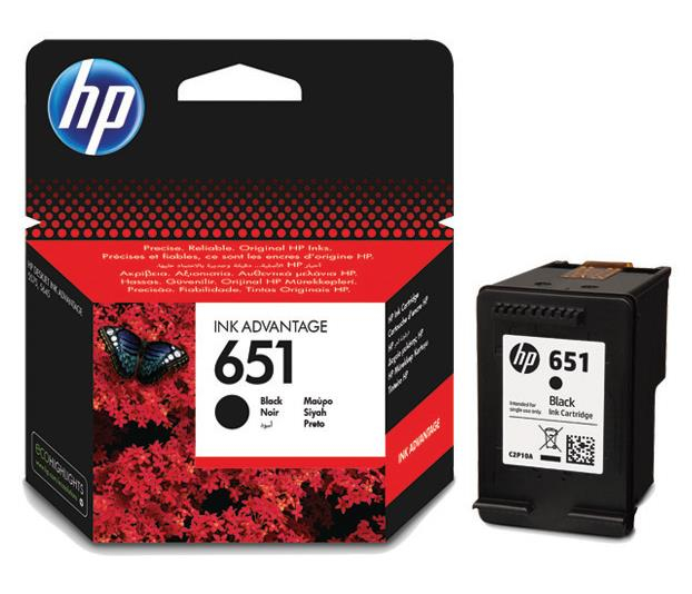 HP 651 black 600str.