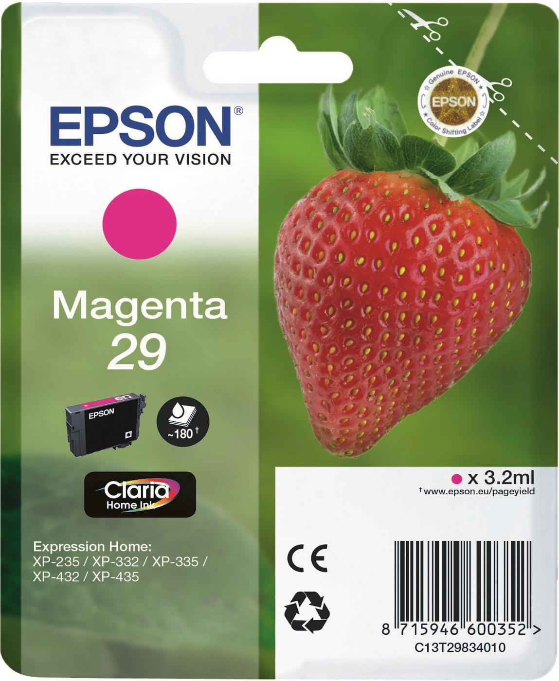 Epson 29 magenta 180 str.
