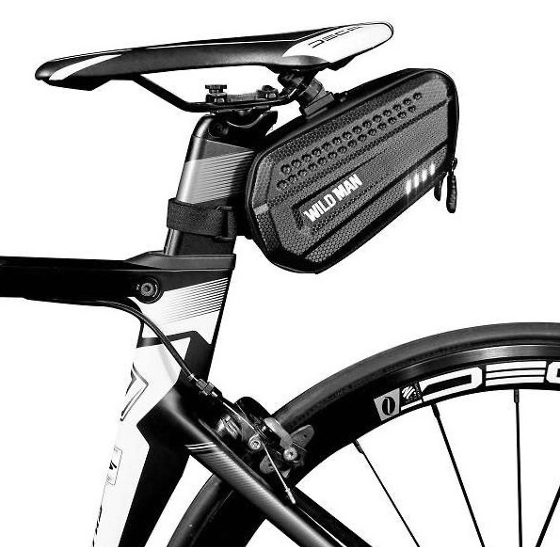 WILDMAN Etui/sakwa pod siodełko L ES7 1.2L uchwyt rowerowy czarna/bl