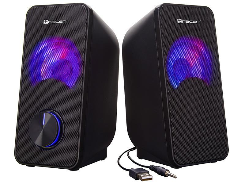 Tracer GŁOŚNIKI PC TRACER 2.0 Loop RGB USB