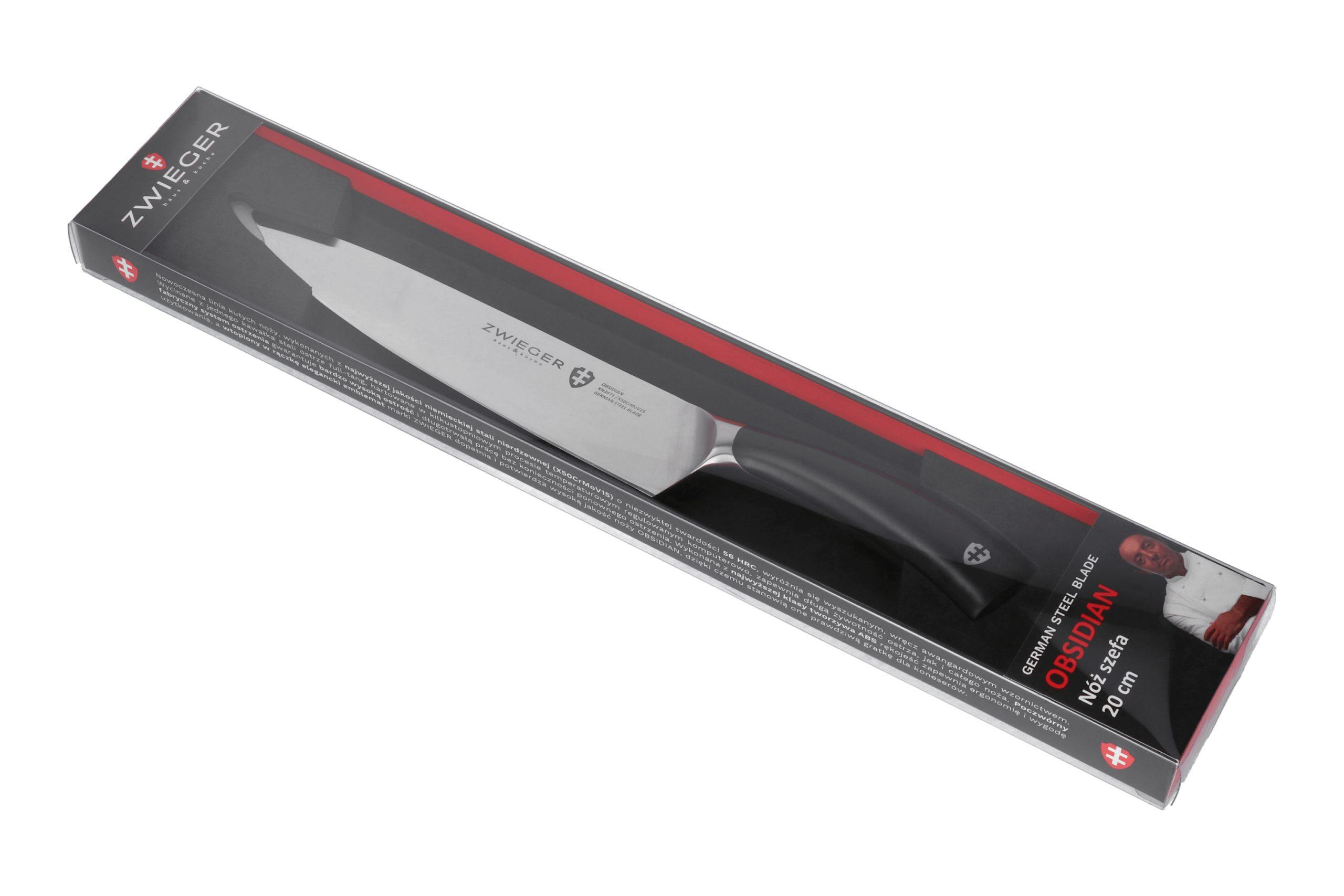 Zwieger Obsidian Nóż szefa 20 cm