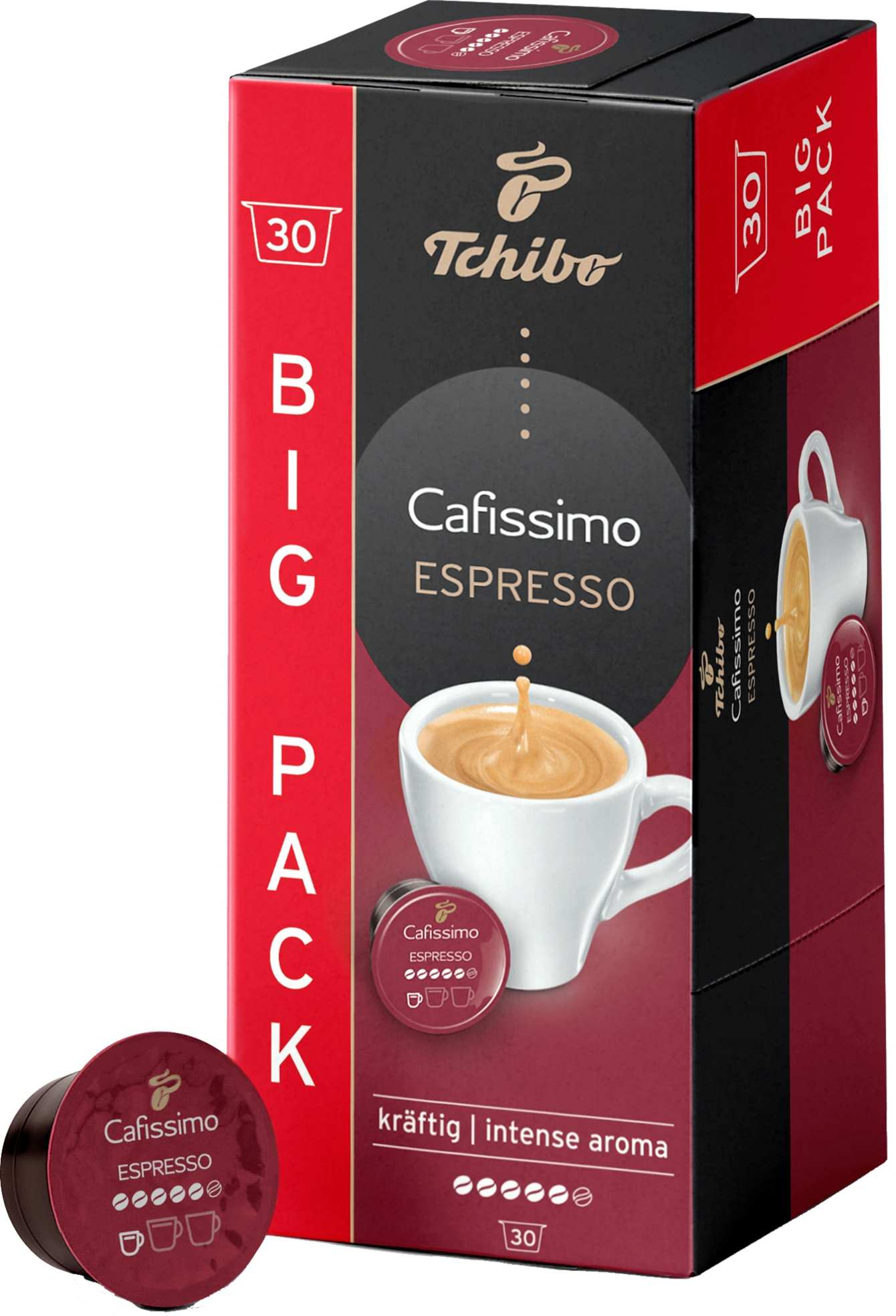 Tchibo KAPSUŁKI CAFISSIMO ESPRESSO KRAFTIG 30 KAPSUŁEK