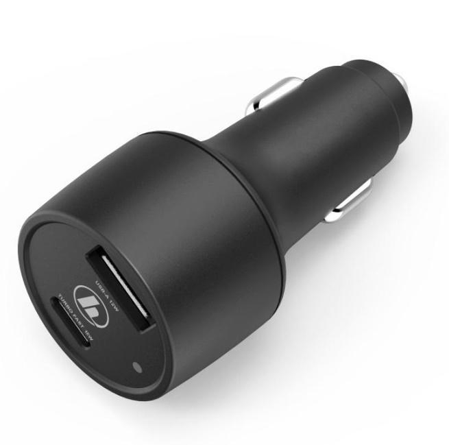 Hama ŁADOWARKA Samochodowa HAMA 1xUSB-C 1xUSB PD 30W czarna