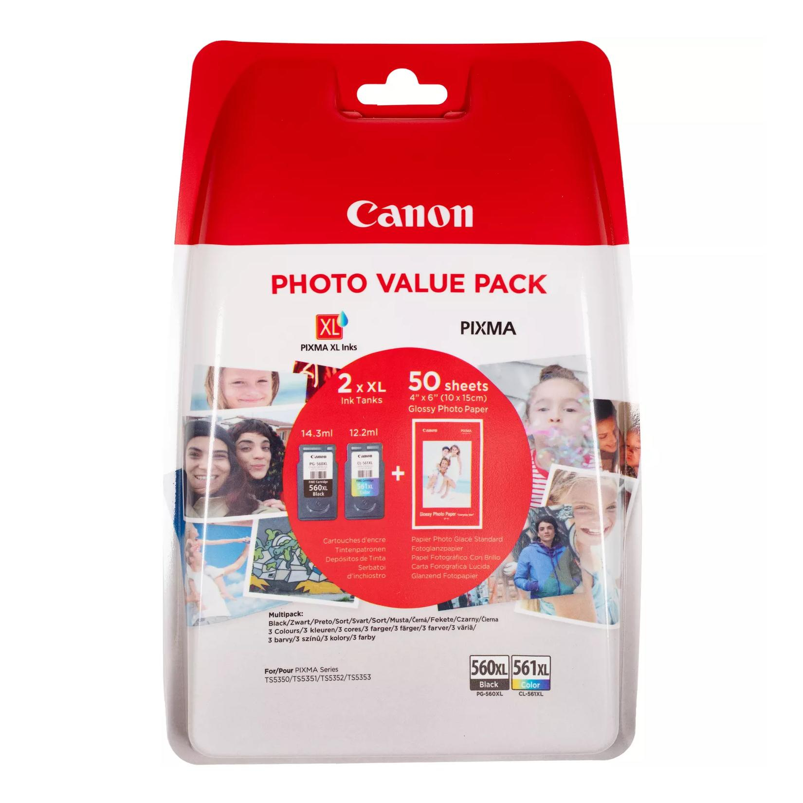 Canon PG-560XL/CL-561XL BKCMY Multipack 3712C004