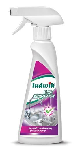 LUDWIK Płyn czyszczący do stali nierdzewnej i chromowanej 250ml
