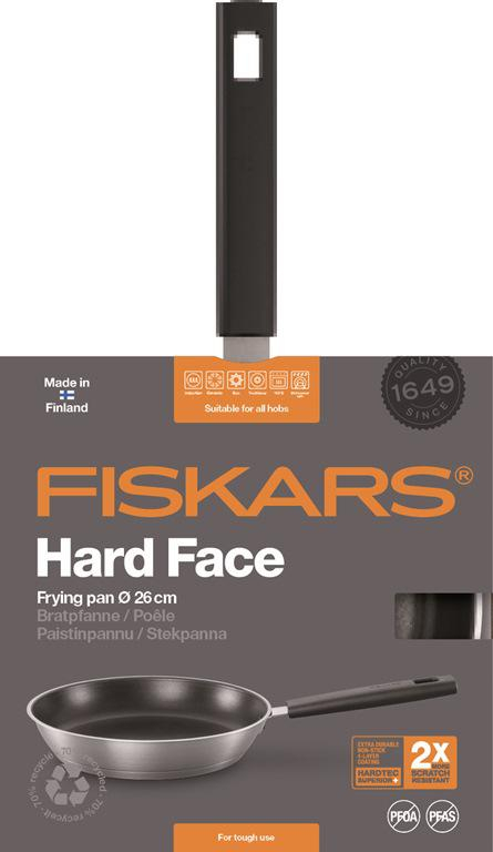 Fiskars Patelnia 26 cm HARD FACE STEEL (1052246)