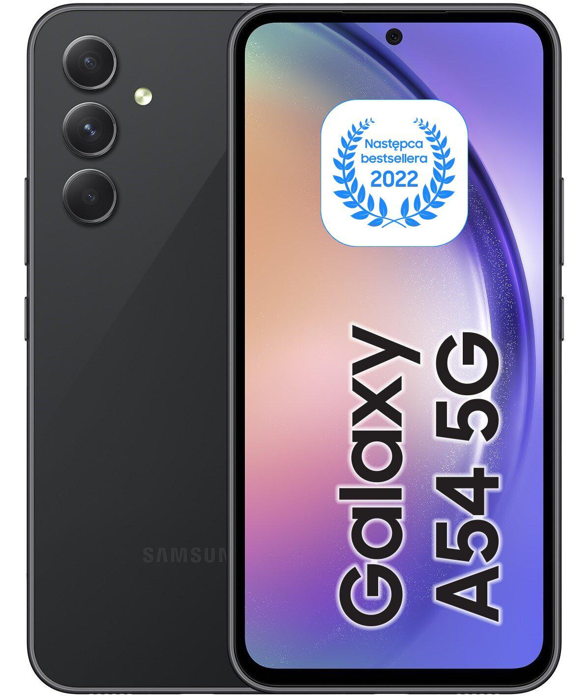 Samsung SMARTFON SAMSUNG Galaxy A54 5G 8/128GB Czarny (A546B)