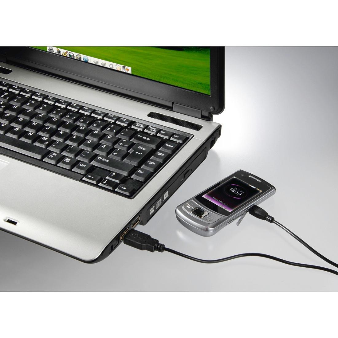 Hama KABEL USB-microUSB 1.4M HAMA czarny