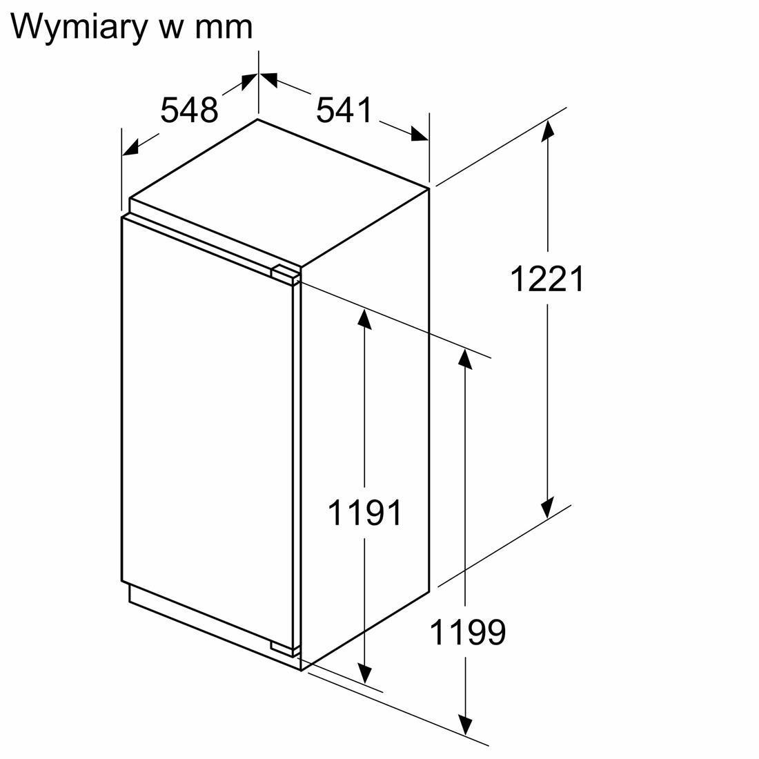 Siemens LODÓWKA BOSCH KI42L2FE1