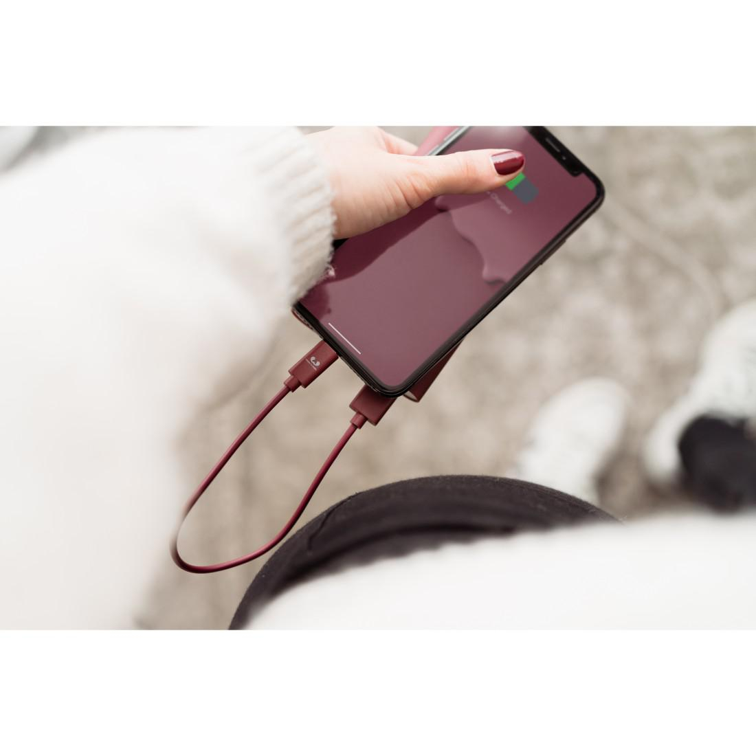 Fresh N Rebel Kabel USB Lightning Fresh'N'Rebel 0,2m Ruby Red